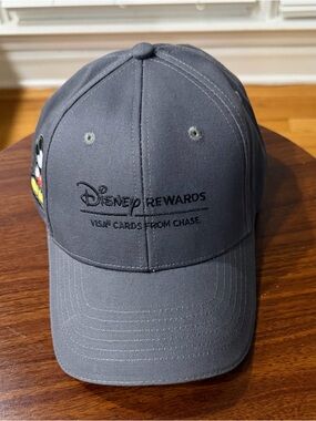 Disney Gray Embroidered Baseball Cap with Mickey Accent